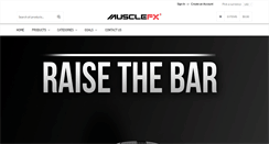 Desktop Screenshot of getmusclefx.com